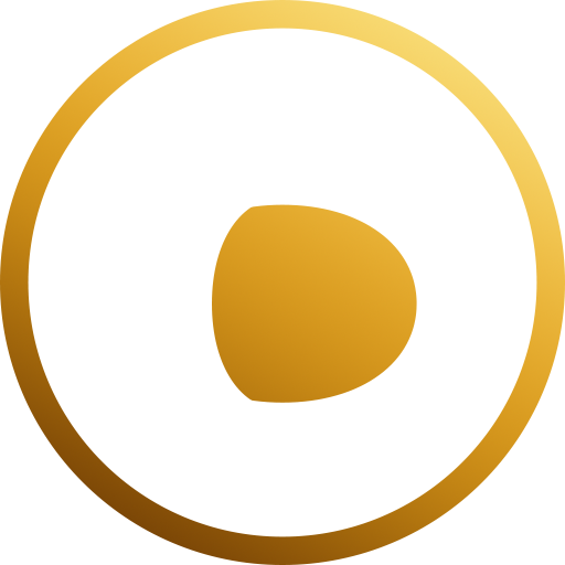 Gold Floaty icon, transparent